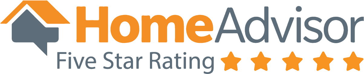 Home advisor 5 star rating logo