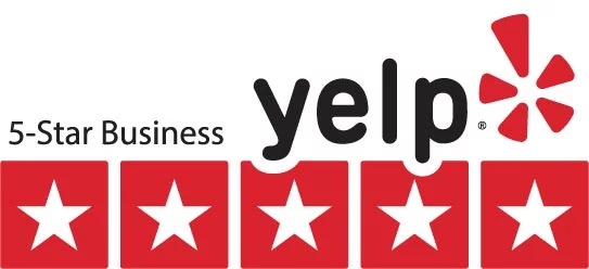 Yelp 5 star business logo